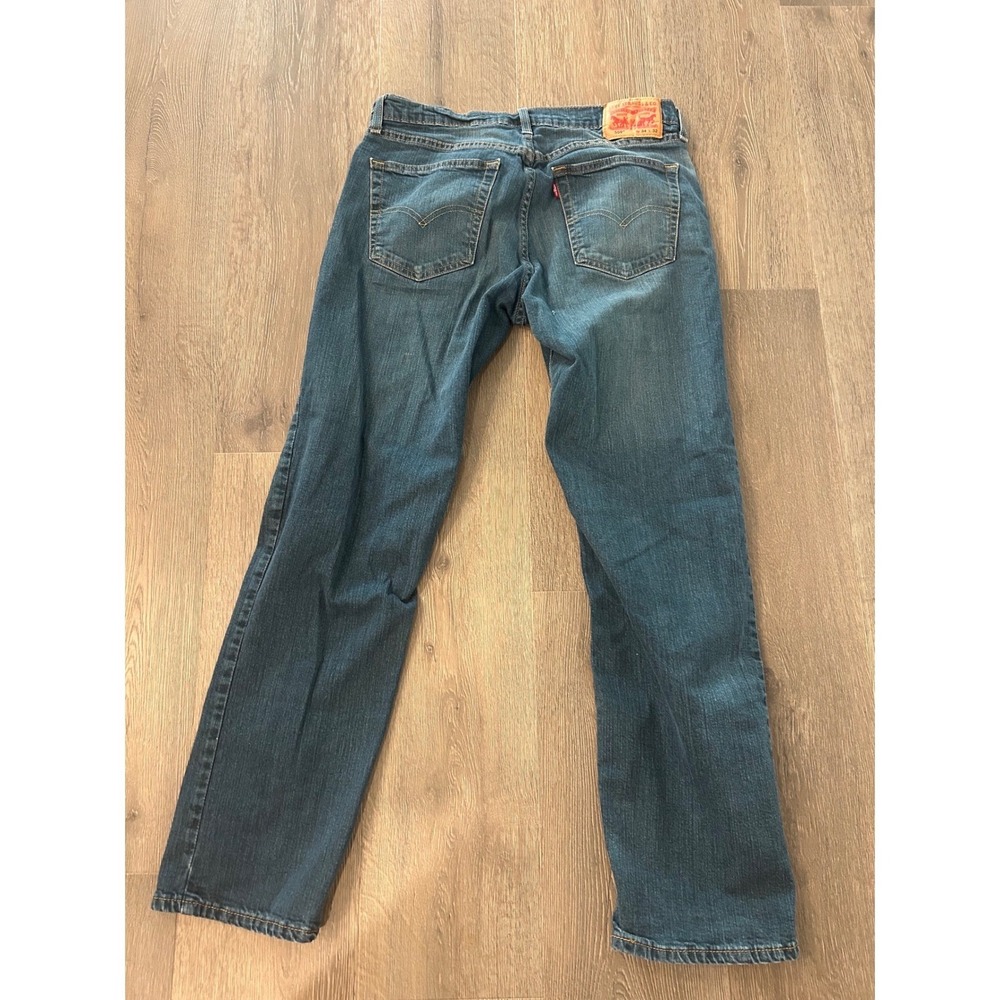 Levis 559 Relaxed Straight Leg Jeans Mens 34x32 Medium Wash Blue 00559-0340 - Picture 11 of 12